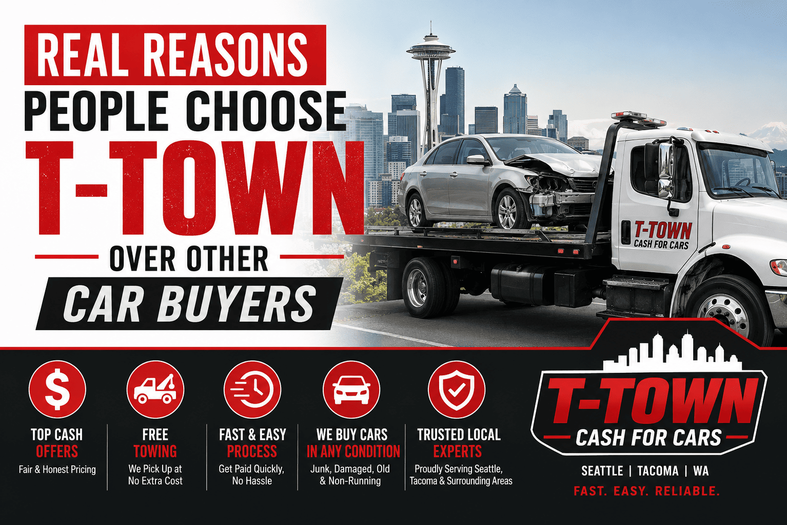 Why T-Town Is Trusted for Seattle Cash for Cars Services