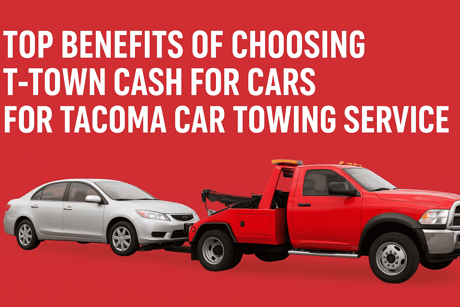 Top Benefits of Choosing T-Town Cash For Cars for Tacoma Car Towing Service
