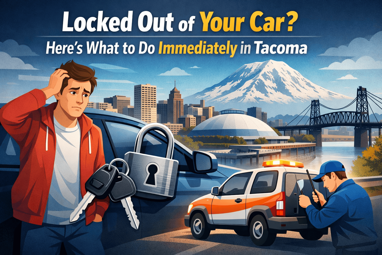Tacoma Car Lockout Guide: What to Do Right Away