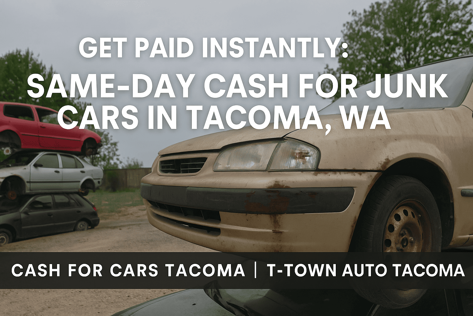 Get Paid Instantly: Same-Day Cash for Junk Cars in Tacoma