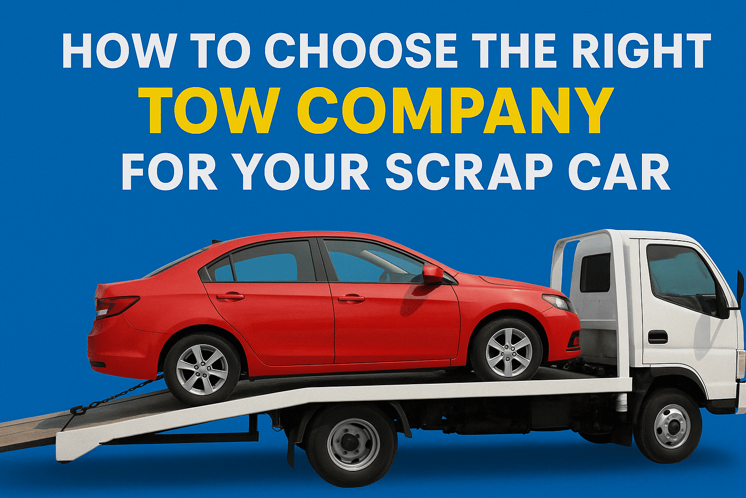 How to Choose the Right Tow Company for Your Scrap Car?