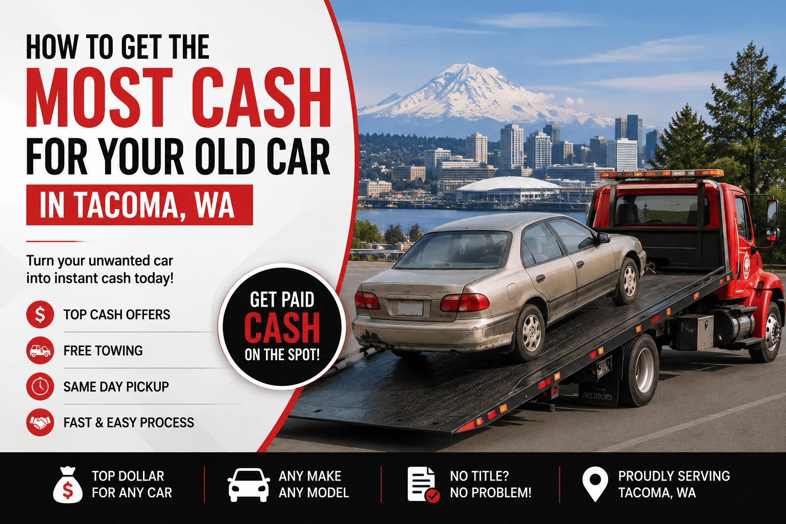 How to Get the Most Cash for Your Old Car in Tacoma, WA