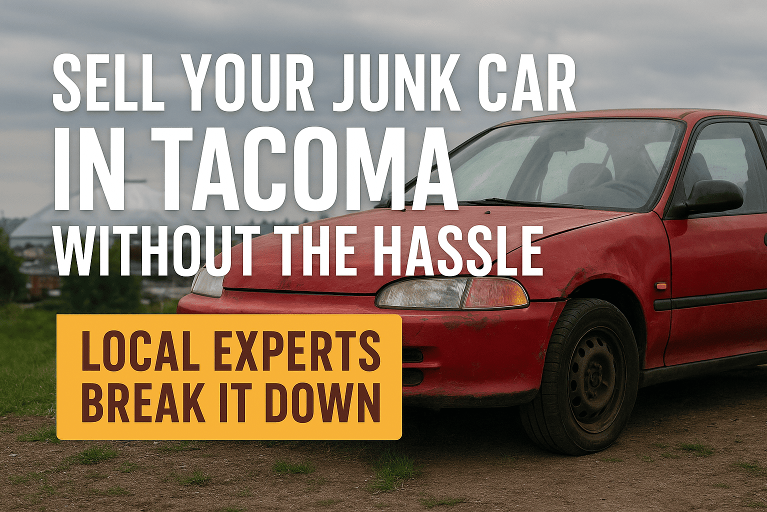 Sell Your Junk Car in Tacoma Without the Hassle — Local Experts Break It Down