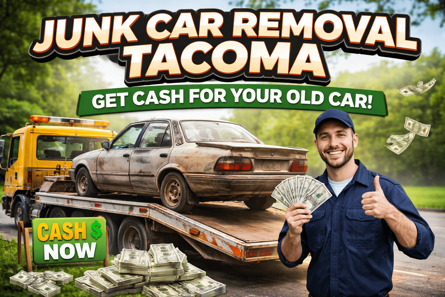 Junk Car Removal Tacoma: The Easiest Way to Get Rid of an Unwanted Vehicle
