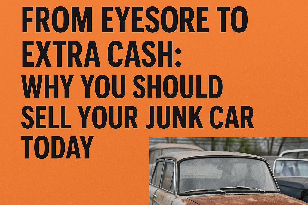From Eyesore to Extra Cash: Why You Should Sell Your Junk Car Today