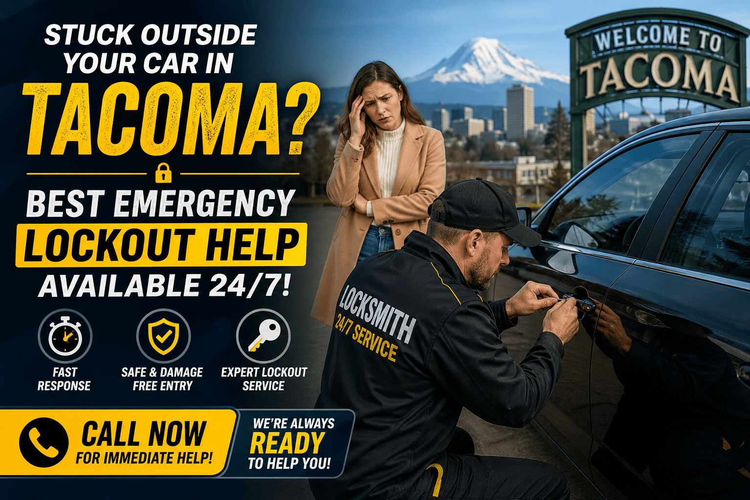 Fast & Reliable Tacoma Car Lockout Service – Emergency Lockout Help
