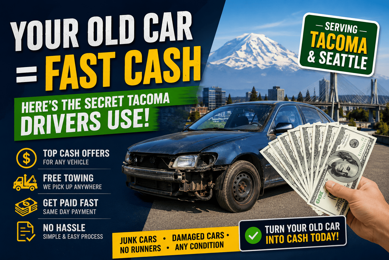 Your Old Car = Fast Cash: Here's the Secret Tacoma Drivers Use